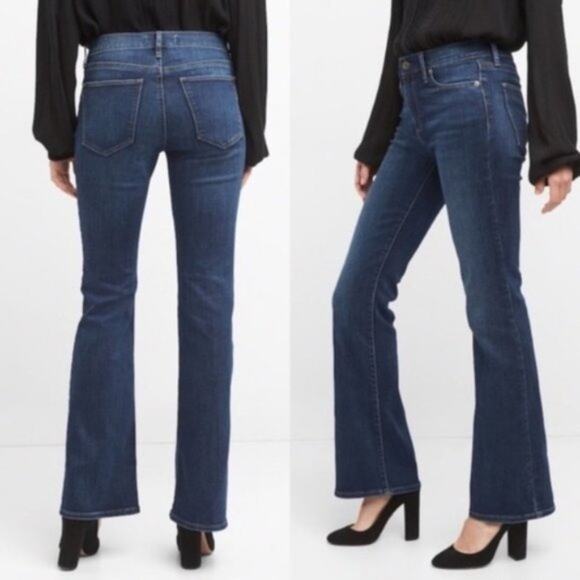 GAP 1969 Perfect Boot Jeans size 2/26 x 29 Low-Rise Bootcut Stretch Denim - Picture 3 of 15